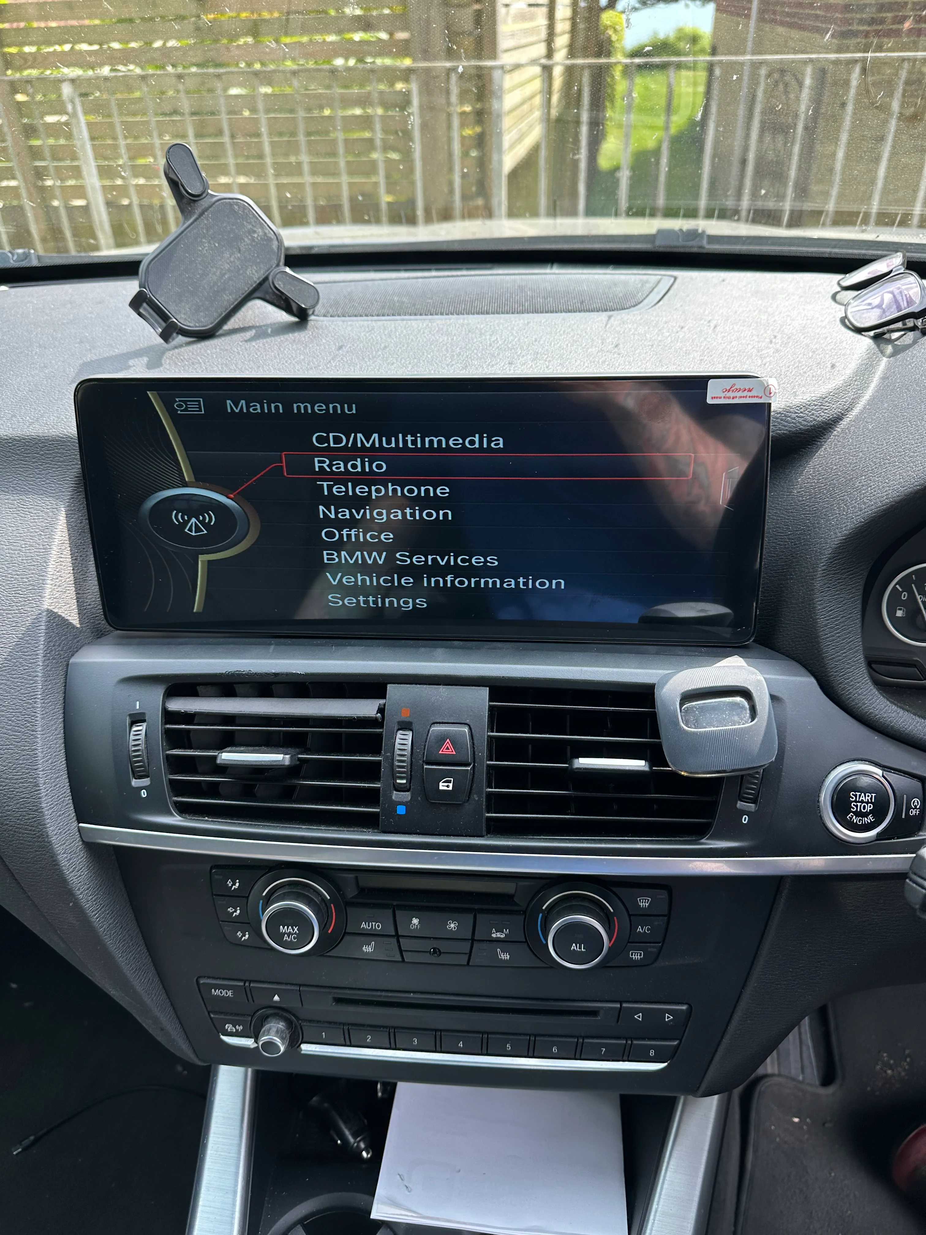 BMW X3/X4 2011-2017 F25/F26 - 12.3” Wireless Apple CarPlay Touchscreen - Image 3