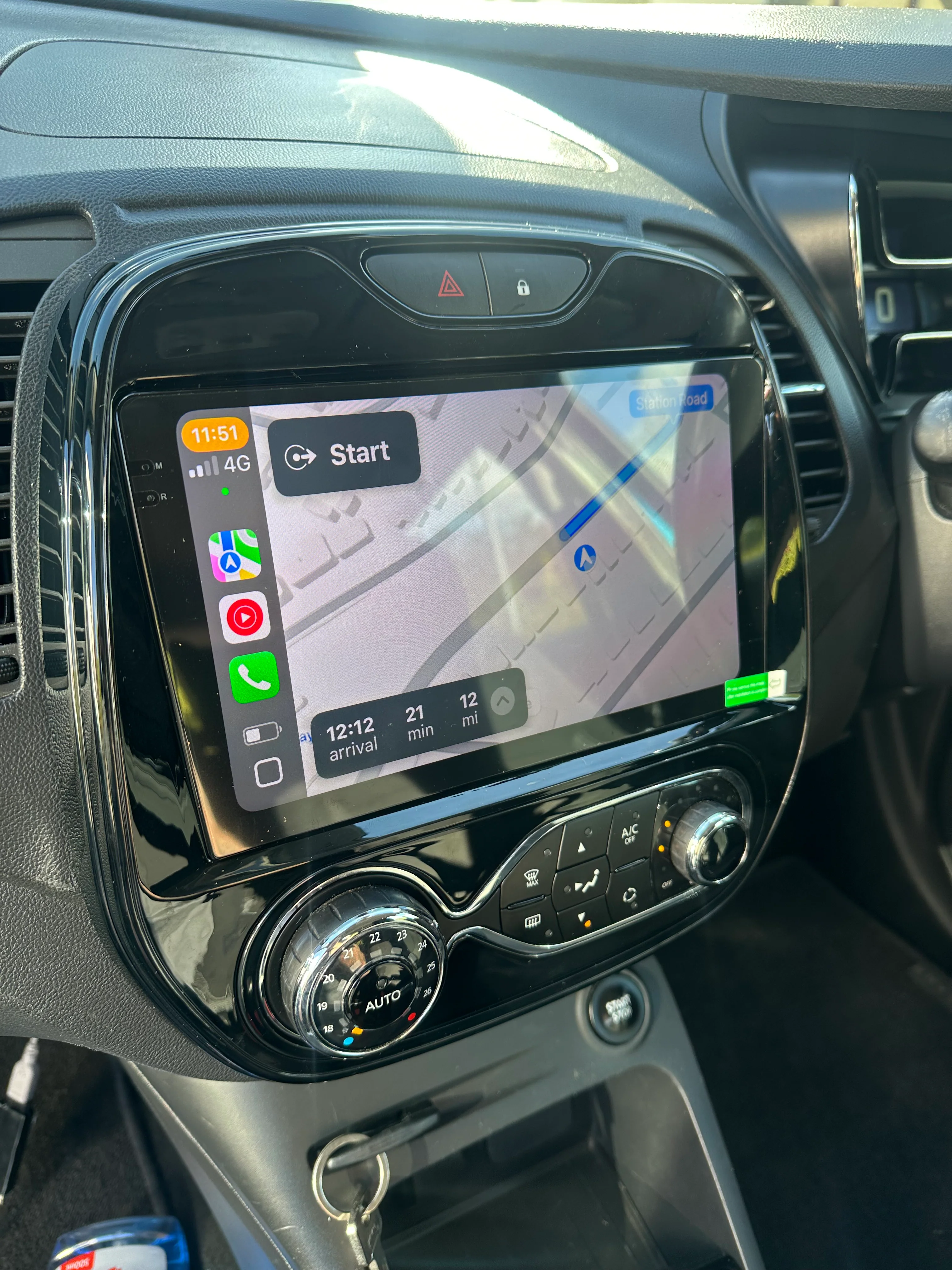 Renault Captur 2014-2021 Wireless Apple CarPlay Upgrade Kit